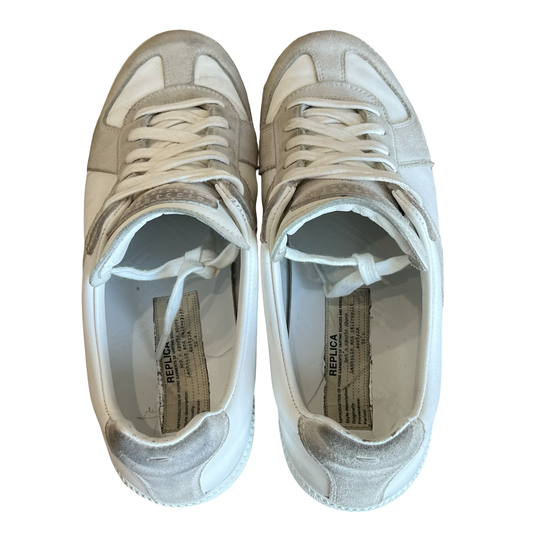Margiela White/Grey GAT Sneakers SZ 42