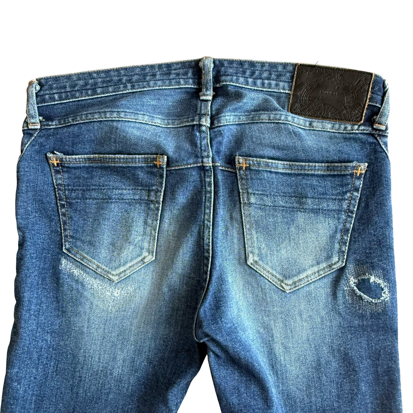 Number (N)ine Repaired Darted Jeans SZ 2