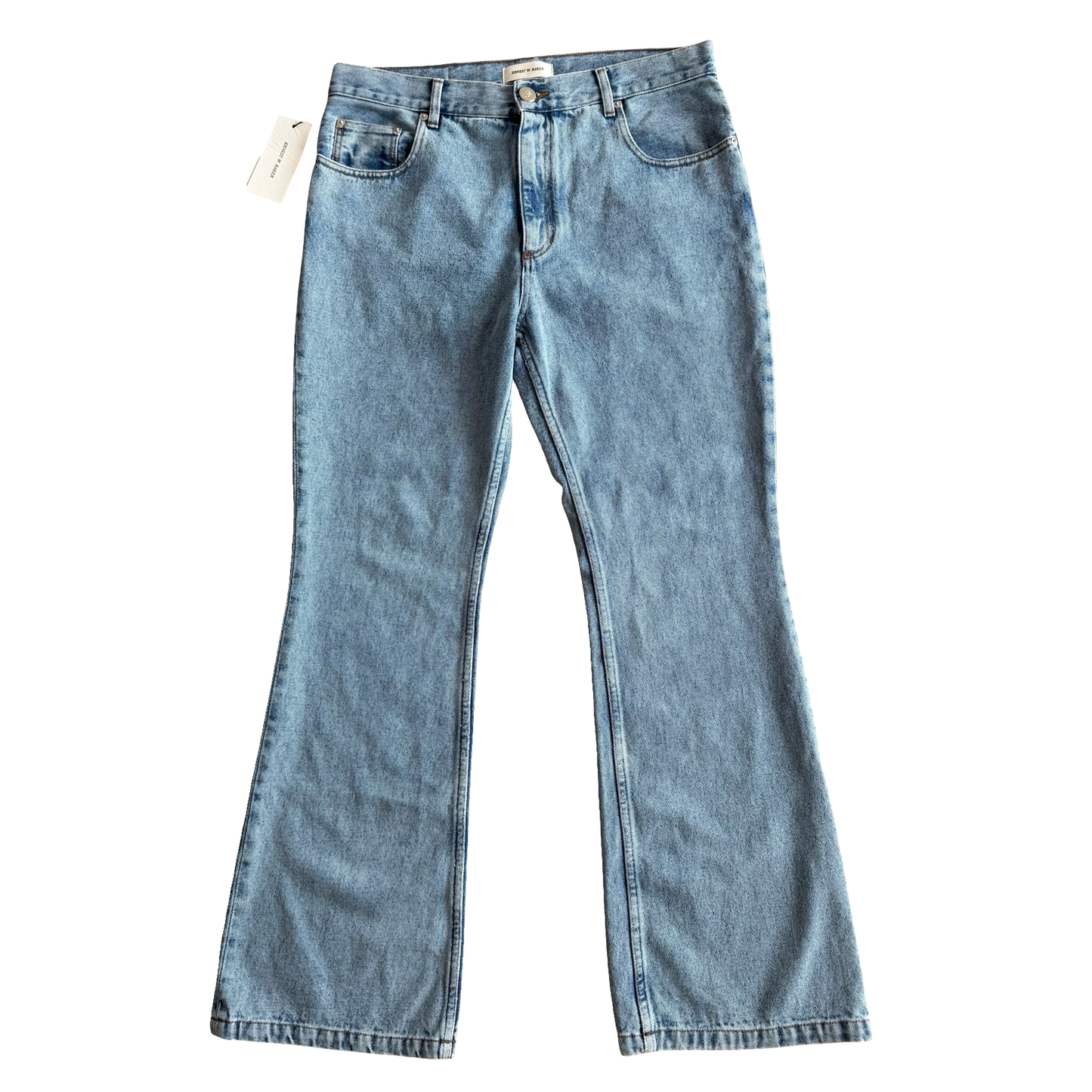 Ernest Baker Light Wash Denim SZ XL