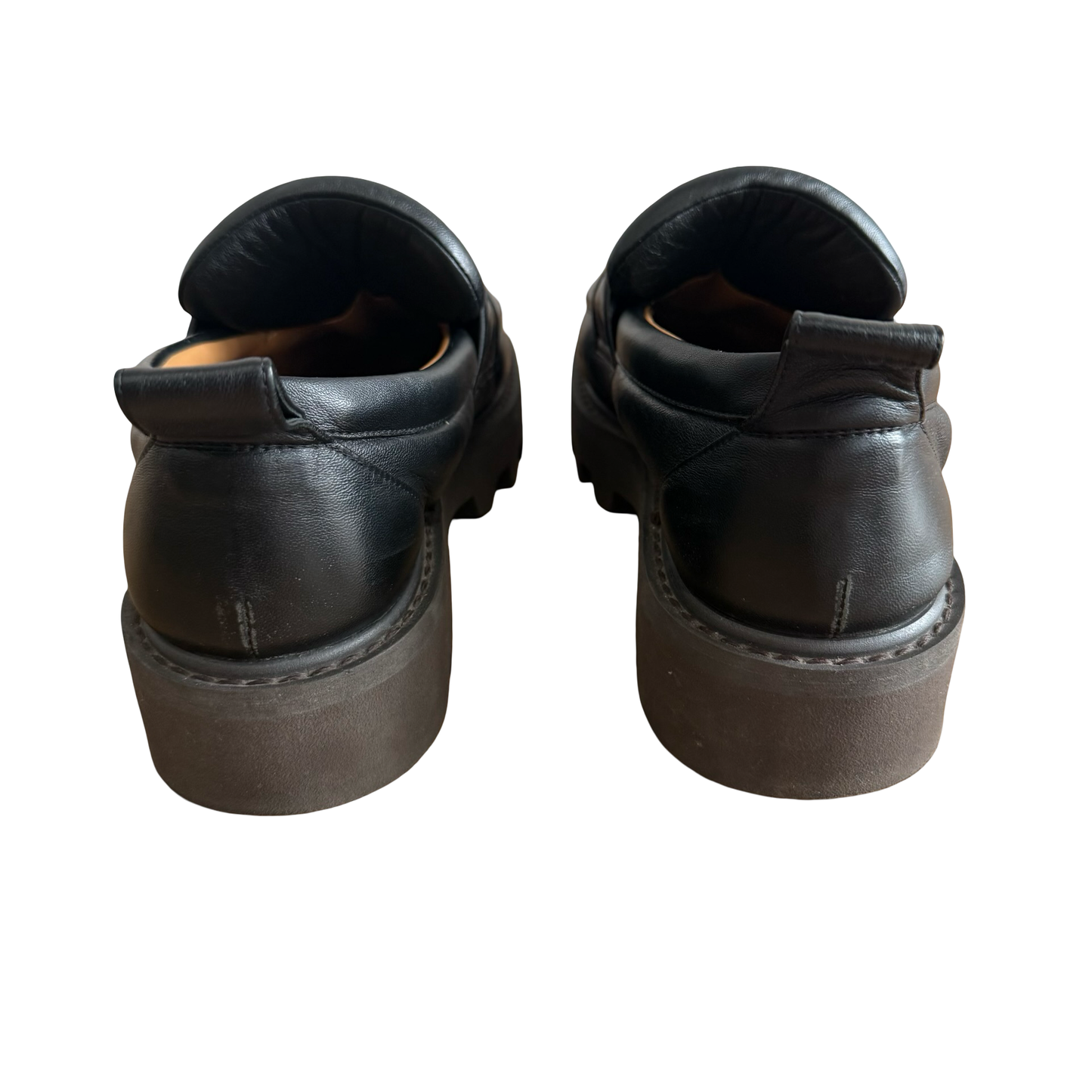 Dries Van Noten Padded Leather Lug-sole Derbies SZ 42