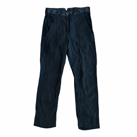 Ann Demeulemeester Floral Waistband Pants Sz 36