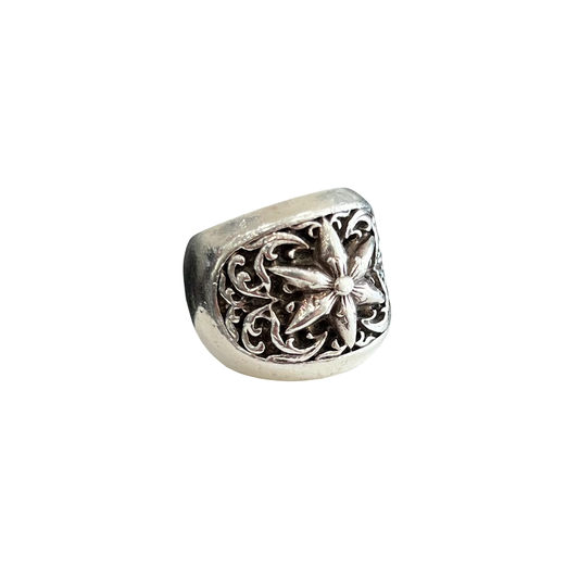 Chrome Hearts ‘Six Point Star’ Ring Sz 8/8.5