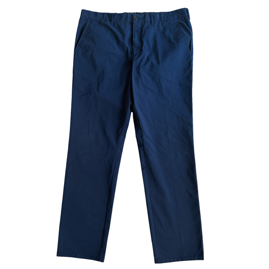 Prada Navy Nylon Trousers SZ 52