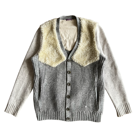 Sue Undercover Faux Fur Cardigan SZ 2