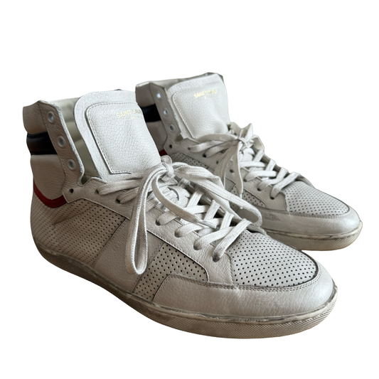 Saint Laurent SL10h Perforated Sneakers SZ 43