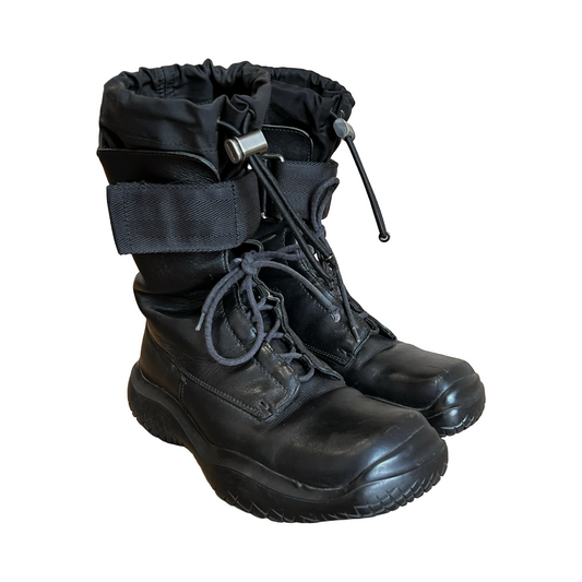 Prada Leather Strap/Cinch Boots SZ 8.5
