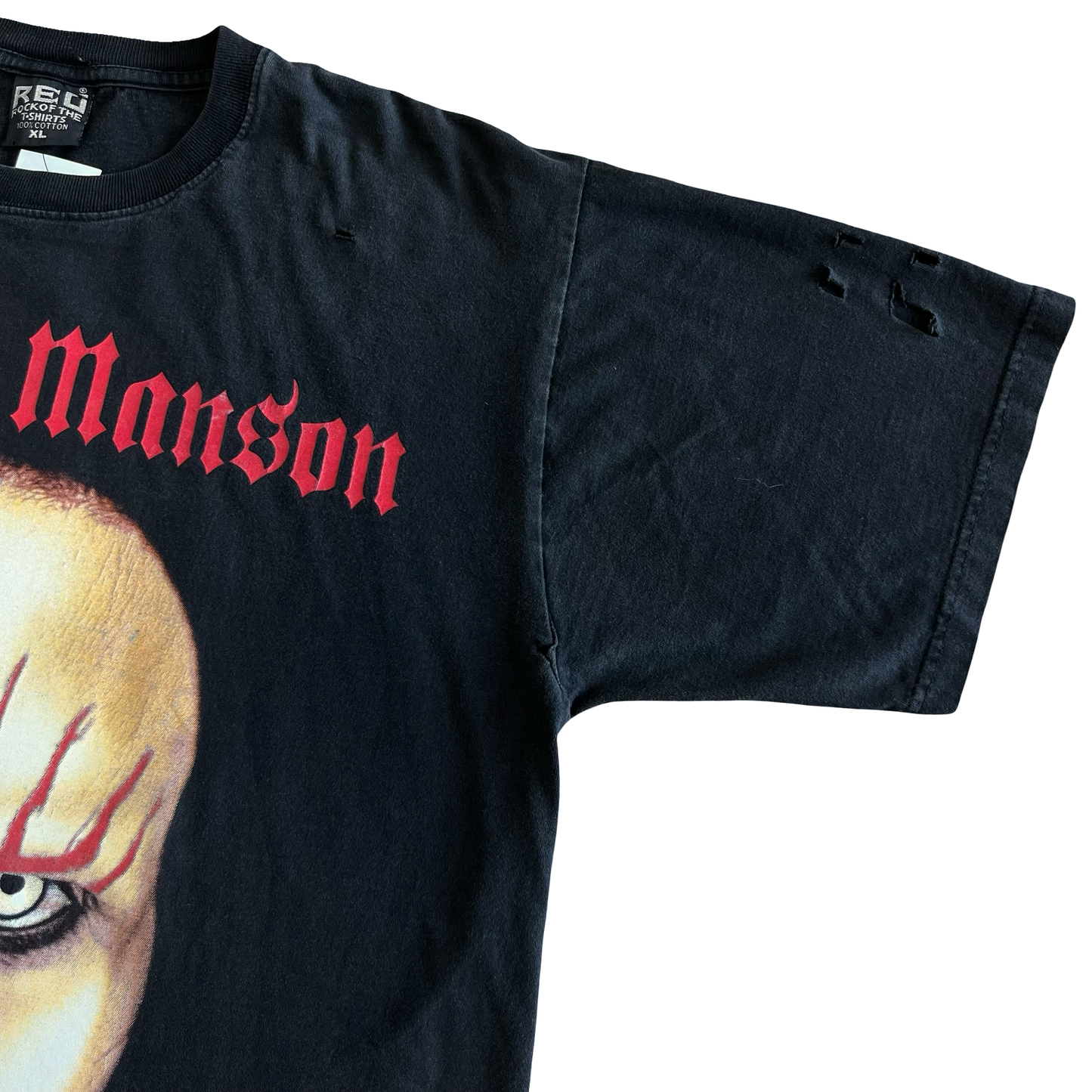 Vintage 90s Marilyn Manson Large Face T-Shirt SZ XL