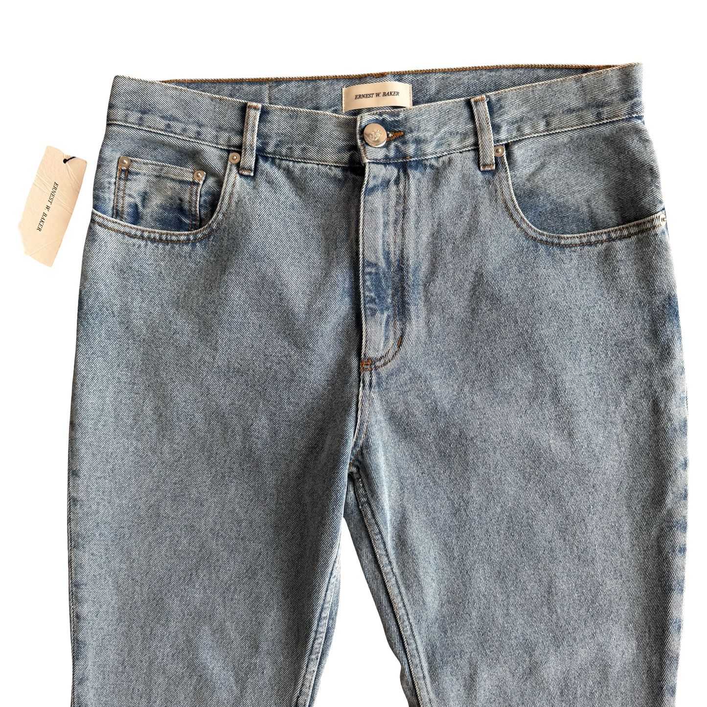 Ernest Baker Light Wash Denim SZ XL