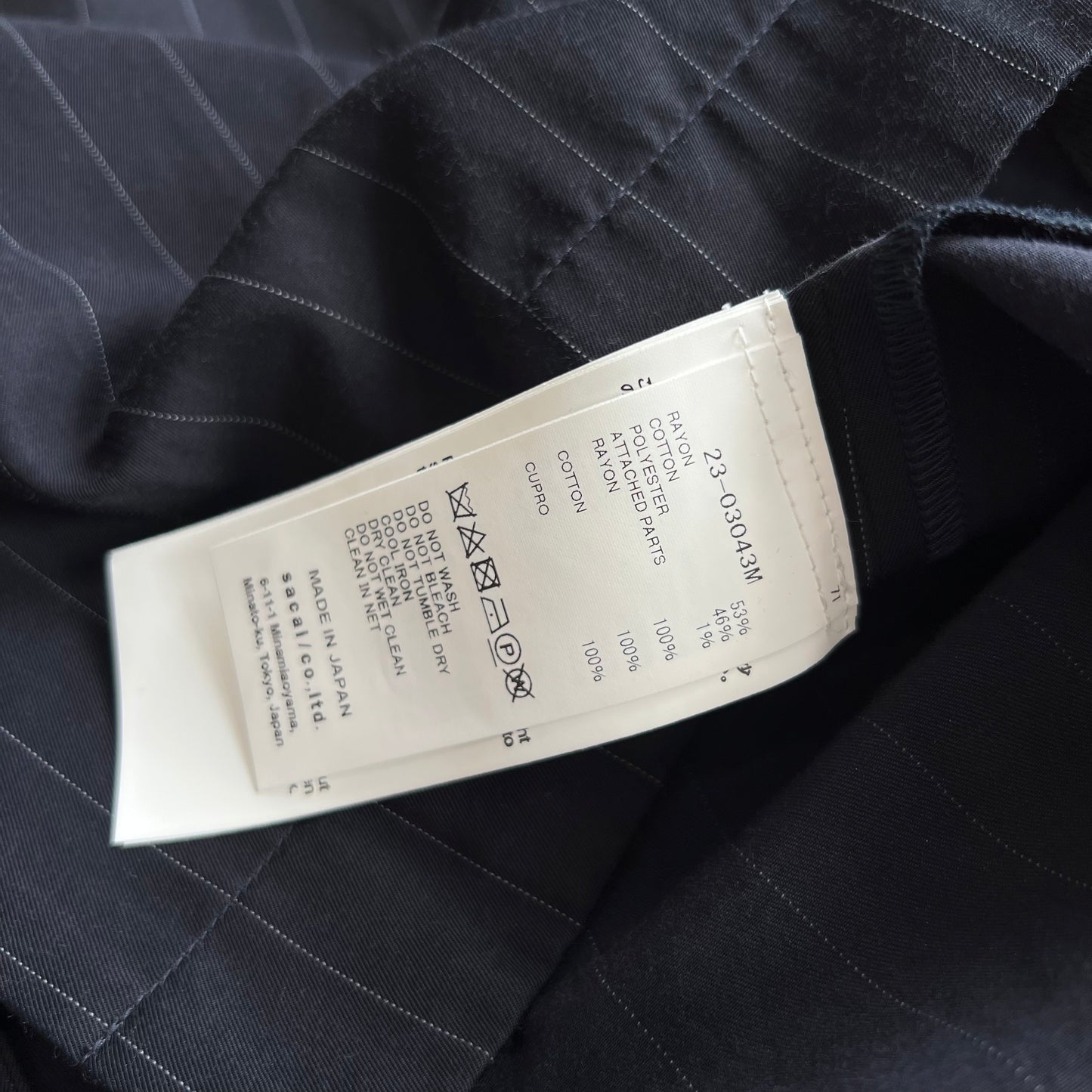 Sacai Bowling Shirt SZ 4