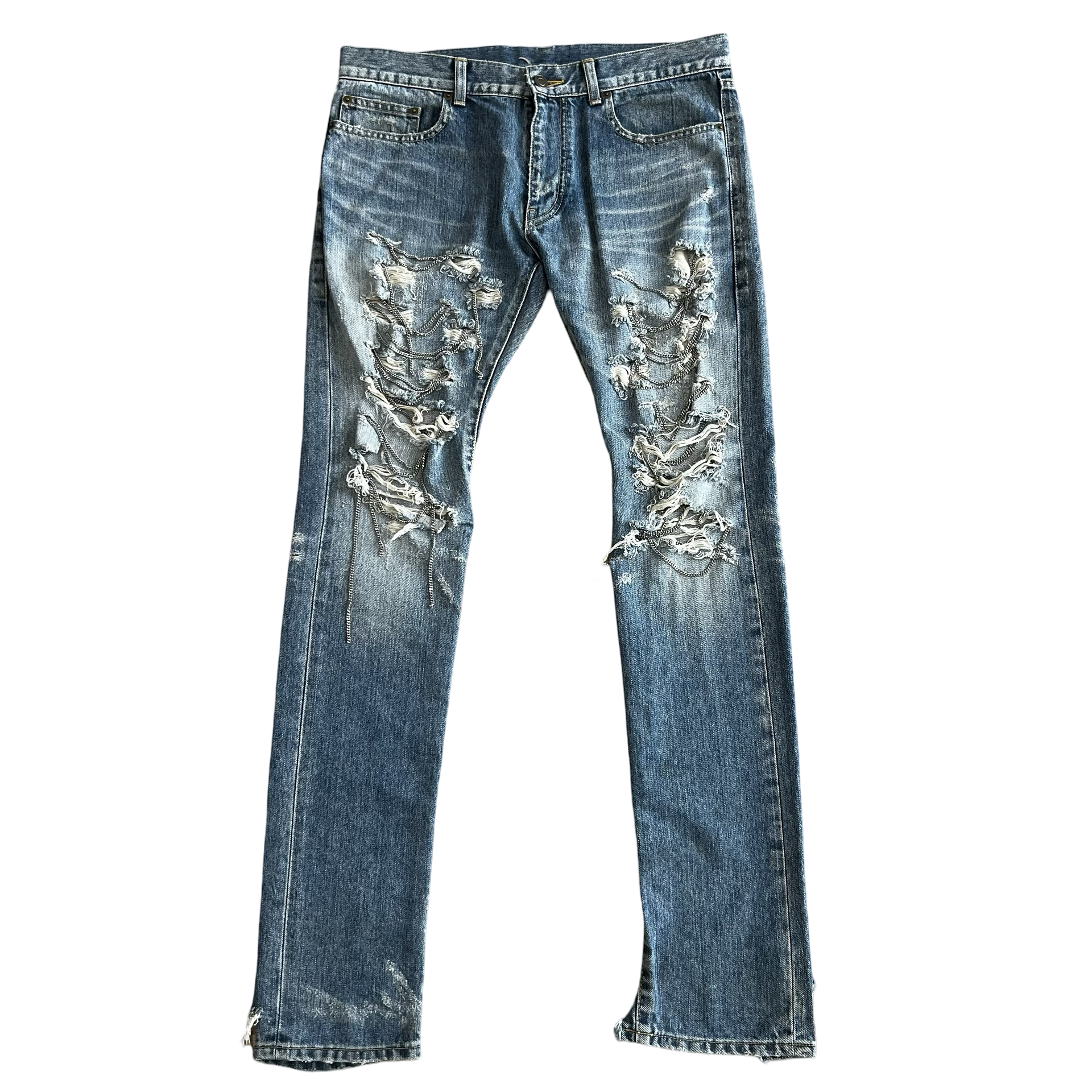 Saint Laurent Chain Denim AW13 SZ 32 – Final Blow