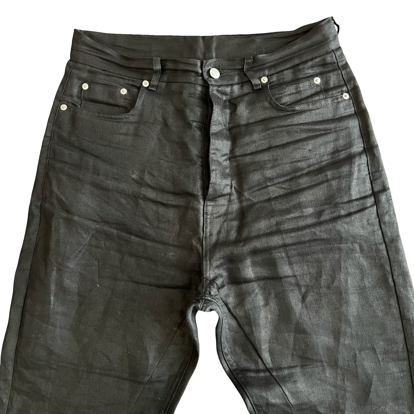 Rick Owens Bolan Flared Linen-Twill Cargo Trouser SZ 30