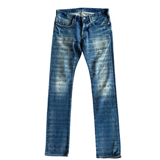 Hysteric Glamour Music Note Denim SZ 30