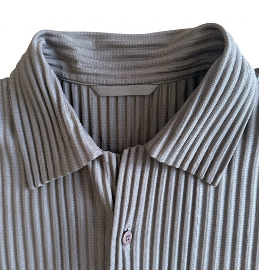 Issey Miyake Homme plisse Brown Button-up SZ 4