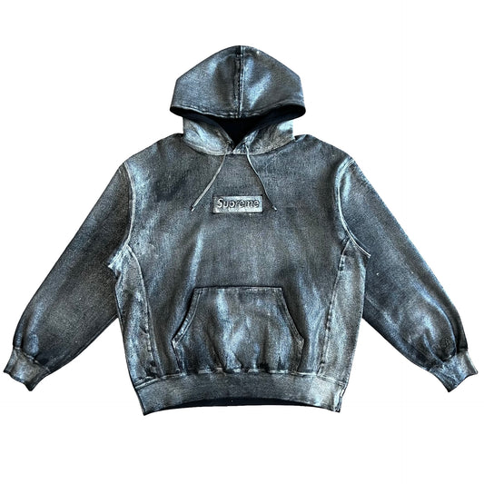 Supreme x Maison Margiela MM6 Box Logo Hoodie SZ L