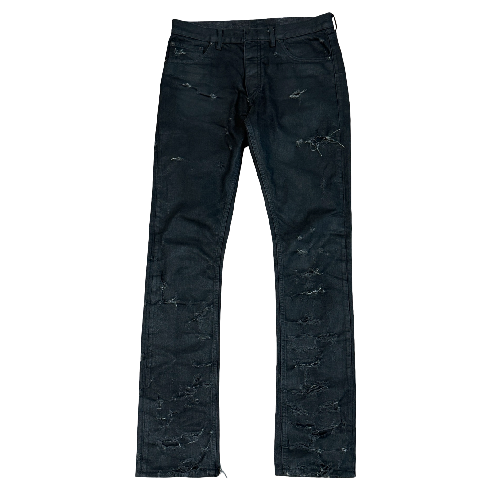 Dior Homme Waxed/Distressed Denim SS04 “Strip” Sz 29 – Final Blow
