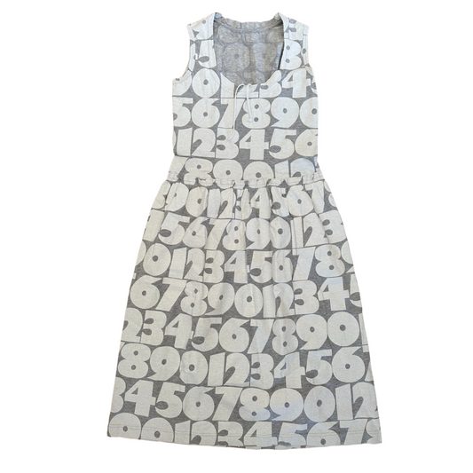 Comme des Garçons Number Print Dress SS02 Sz Small
