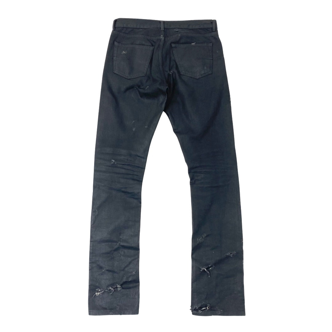 Dior Homme Waxed/Distressed Denim SS04 “Strip” Sz 29 – Final Blow