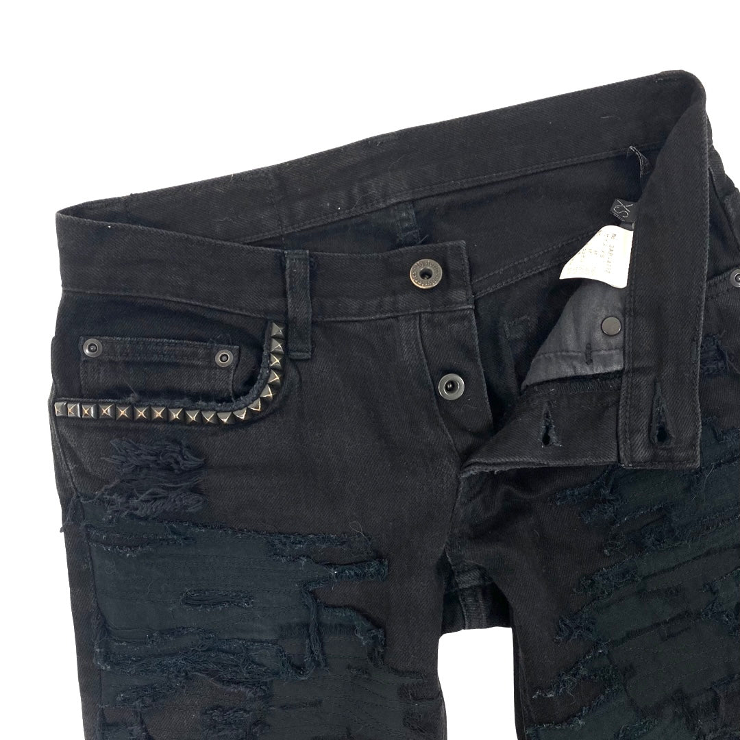 Hysteric Glamour Studded “Crash” Denim Sz 26 – Final Blow