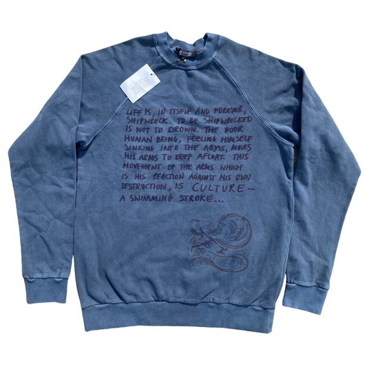 Raf Simons “Poem” Crewneck AW04-05  Sz46